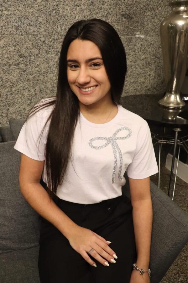 T-shirt Laço Gliter - Image 2