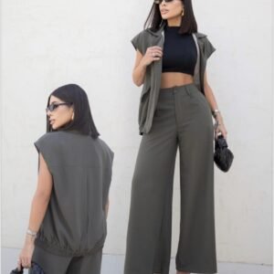 conjunto maxi blaser alfaiataria colete